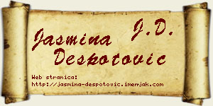 Jasmina Despotović vizit kartica